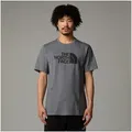 Produktbild: The North Face T-Shirt M S/S EASY TEE (1-tlg) Kurzarmdesign, Rundhalsausschnitt mit eingefasster Kante grau L (54/56)