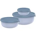 Produktbild: MEPAL Frischhaltedosen-Set Lumina 2.0 blau 0,25/0,75/1,5 l, 1 Set