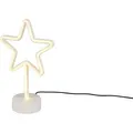Produktbild: Reality LED Tischleuchte Star 29,5 cm x 20 cm x 8,5 cm Weiß