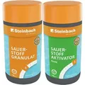 Produktbild: Steinbach | Wasserpflege Sauerstoff Starter Set I Pool Starterset für Einsteiger I Sauerstoffgranulat & Sauerstoffaktivator | Pool-Zubehör-Set id...