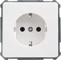 Produktbild: Elso 205054 Schutzkontakt-Steckdose ohne Kralle, 16 A, 250 V, Steckklemme, hochkratzfest, Fashion, reinweiß glänzend