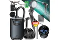 Produktbild: KESSER Gartendusche Campingdusche mit Pumpe & wiederaufladbarem Akku 4000mAh (Mobile Dusche inkl. Duschkopf, 2m Schlauch, Sprühpistole & Halterung), Outdoor Dusche
