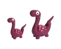 Produktbild: Flamingo Tierquietschie Hundespielzeug Puga Dinosaurier violett