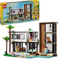 Produktbild: LEGO Creator Modernes Haus, 3-in-1-Set zum Umbauen in EIN Stadthaus oder eine