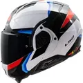 Produktbild: LS2 Helm FF910 Advant II XXL Weiß / Blau / Rot Triple - Weiß
