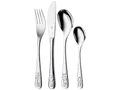 Produktbild: WMF Safari 4-teilig, Cromargan Edelstahl Kinderbesteck-Set Silber