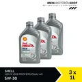 Produktbild: Shell Helix HX8 Professional AG 5W-30 API SP Ford Motoröl 3x1 Liter = 3 Liter