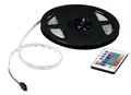 Produktbild: Grundig Flexibler LED Strip 3 Meter - Lichtband mit 16 Farben und Fernbedienung - Selbstklebender LED-Streifen Dimmbar für Dekorative Beleuchtung
