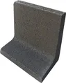 Produktbild: L-Mähroboterkantenstein anthrazit 29 cm x 4 cm x 25 cm Fußtiefe = 15 cm