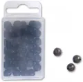 Produktbild: Black Cat Hard Bead, 50 Perlen, Angelperlen für Wallermontagen, Kunststoffkugeln