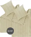 Produktbild: ESPRIT Renforcé Kissenbezüge und Bettwäsche HARPLINES Beige 135 x 200 cm - 2er Set