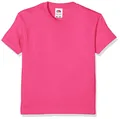 Produktbild: Fruit of the Loom Kids Iconic T-Shirt Größe 104-164, Farbe:Fuchsia, Größe:164