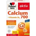Produktbild: DOPPELHERZ Calcium 700+Vitamin D3 Tabletten 80 St