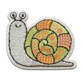 Produktbild: Schnecke mit Pailletten Tier - Aufnäher, Bügelbild, Größe: 3,7 x 4,3 cm
