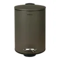 Produktbild: Blomus TUBO Treteimer Abfalleimer Kosmetikeimer Stahl Kunststoff Tarmac 3 L