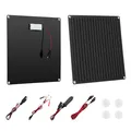 Produktbild: VEVOR 12V Monokristallines Solarpanel-Kit 20W Batterieladegerät mit Controller