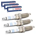 Produktbild: 3x Original BOSCH 242129510 Zündkerze Kompatibel mit C2 JM 2006-2008 Logan LS 2006-2008 206 2A/C 2E/K 2003-2006 307 3A/C 3E 3H 2003-2008 Clio II III IV 1.2L 2001-Heute