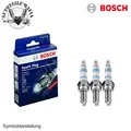 Produktbild: BOSCH 3x Zündkerzen CITROEN DACIA passend für Nissan PEUGEOT RENAULT