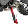 Produktbild: Motorrad Seitenständer Universal Höhenverstellbar Aluminium Tourtecs rot