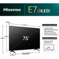 Produktbild: Hisense 75E7NQ Fernseher 190,5 cm (75