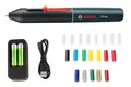 Produktbild: Bosch Home & Garden Heißklebestift Gluey, pink, (USB-Ladegerät & -Kabel, 2x1,2 V HR06 (AA) Akkus), inkl. 20 Mini-Klebesticks in vielen Farben