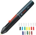 Produktbild: Bosch Akku Heißklebestift Heißklebepistole Basteln Kunst Grau + 20 Klebesticks