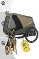 Produktbild: Croozer Fahrradhundeanhänger CROOZER Dog Mikke Hundefahrradanhänger bis 45 kg, Fahrradanhänger für Hunde bis 45 kg