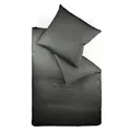 Produktbild: Fleuresse Interlock-Jersey-Bettwäsche colours anthrazit  9031 Größe 135x200 cm
