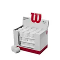 Produktbild: Wilson Unisex-Erwachsene Pro Overgrip Tennis-Griffe, Weiss/opulenter Garten