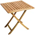 Produktbild: Klapptisch, BxHxL: 70 x 74 x 70 cm, Tischplatte: Eukalyptusholz - beige