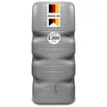 Produktbild: GARANTIA CUBUS Regentonne 1000 Liter Betongrau – Regenfass/Wassertank für Garten – Frostsichere Regenwassertonne in Betonoptik – Robustes Wasserfass zur Regenwassersammlung