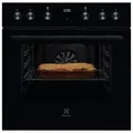 Produktbild: Electrolux Einbauherd Black-Design, Schwarz, Metall, Glas, 59.5x59.8x54.8 cm, Kühlgebläse, Versenkknebel, Backofenbeleuchtung, Timerfunktion, Küchen, Küchenelektrogeräte, Backöfen