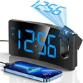 Produktbild: GOLOZA Projektionswecker Digitaluhr mit 180 Projektor LED 3-stufig