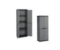 Produktbild: Kis Kunststoffschrank Jolly hoch Allzweckschrank Dunkelgrau Schwarz 9732000