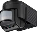 Produktbild: Goobay 96001 Infrarot Bewegungsmelder, Schwarz - zur Aufputz-Wandmontage, 180° E