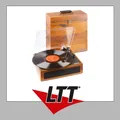 Produktbild: Fenton RP170L Plattenspieler mit Plattenkoffer Holz