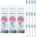 Produktbild: 4/8/12er Philips Sonicare Sensitive HX6054 Ersatzbürsten für Schallzahnbürste