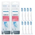 Produktbild: 4/8/12er Philips Sonicare Sensitive HX6054 Ersatzbürsten für Schallzahnbürste