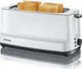 Produktbild: Severin Doppel-Langschlitztoaster mit Brötchenaufsatz AT 2234 Weiß, Grau (2234-000)