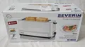 Produktbild: Severin Doppel-Langschlitztoaster mit Brötchenaufsatz AT 2234 Weiß, Grau (2234-0
