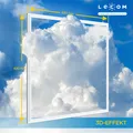 Produktbild: LECOM LED Panel Deckenleuchte 62x62 mit Motiv Print 3D Sky Blauer Himmel Wolken