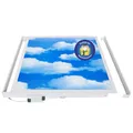 Produktbild: LED Panel 62x62 Kaltweiß 3D SKY Blauer Himmel Weiße Wolken Motivleuchte Rahmen