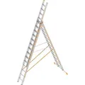 Produktbild: Layher Mehrzweckleiter Topic 1041, 3-teilig, mit 2 x 14 Sprossen + 1 x 14 Stufen