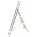 Produktbild: Layher TOPIC 1041 Allzweckleiter mit rutschhemmenden R12 3x14 Stufen
