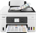 Produktbild: Canon MAXIFY GX4050 - Multifunktionsdrucker - Farbe - Tintenstrahl - nachfüllbar - Legal (Original) - A4/Legal (Medien) - bis zu 18 ipm (Drucken) - 350 Blatt - 33.6 Kbps - USB 2.0, Wi-Fi(ac), LAN (5779C006)
