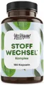 Produktbild: Stoffwechsel Komplex Booster (180 Kapseln) - Chrom B-Vitamine Vitamin C Grüntee EGCG Carnitin vegan