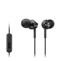 Produktbild: Sony In-Ear-Kopfhörer MDR-EX110APB Schwarz 9mm Neodym Mikrofon Fernbedienung