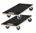 Produktbild: Möbelroller Rollbrett Transportroller TPR Rollen Siebdruckplatte 200 kg  2Stück