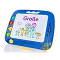 Produktbild: Magnetische Maltafel Kinder 42x32cm Blau Mit 4 Stempeln