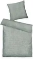 Produktbild: TOM TAILOR HOME Bettwäsche WOVEN MELANGE in Gr. 135x200cm oder 155x220cm, Flanell, 2 teilig, new bedroom, Doppelnaht am Kissen, gewebtes Label